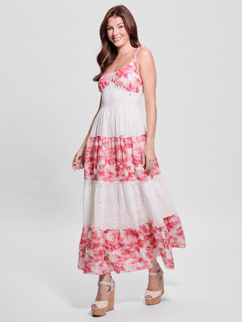 One Size Savina Linen Maxi Dress | GUESS