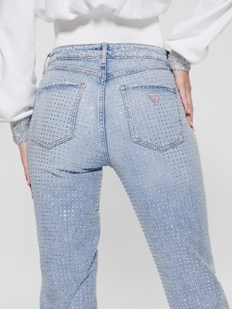 Guess jeans cheap with rhinestones