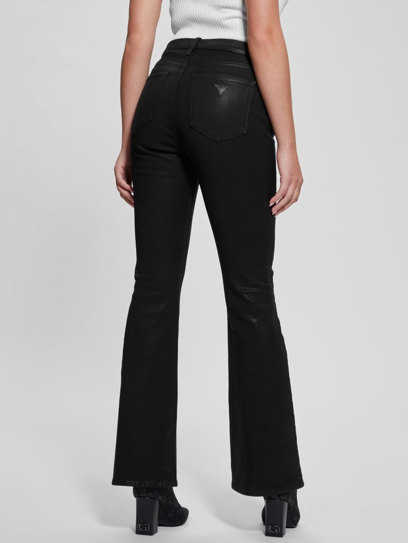 Guess black high waisted jeans best sale