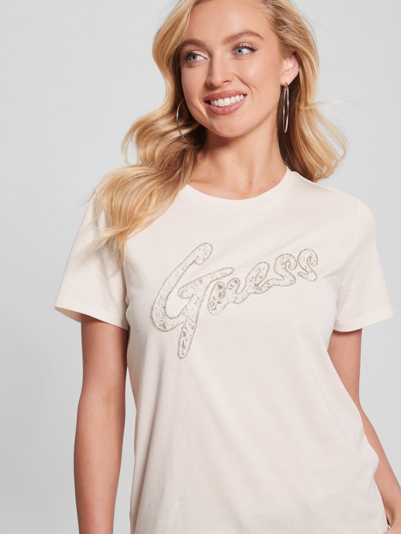 Guess women's logo tee top