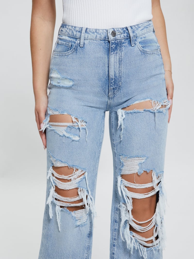 Guess super high rise jeans deals