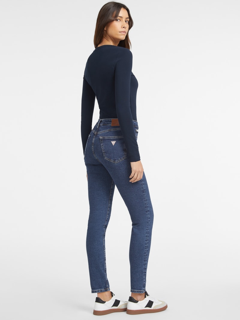 GUESS JEANS G05 High Rise Skinny Jeans Gj Medium Wash 26