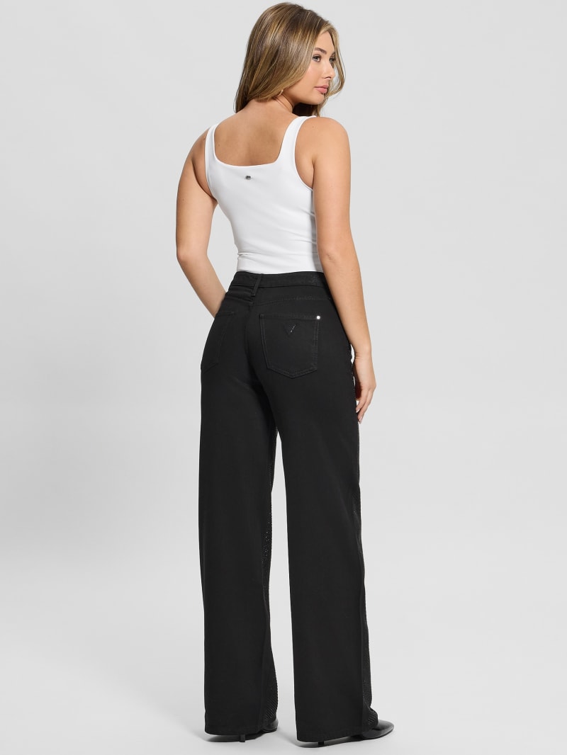 【在庫一掃】 Rhinestone Sexy Palazzo Pants | GUESS パンツ