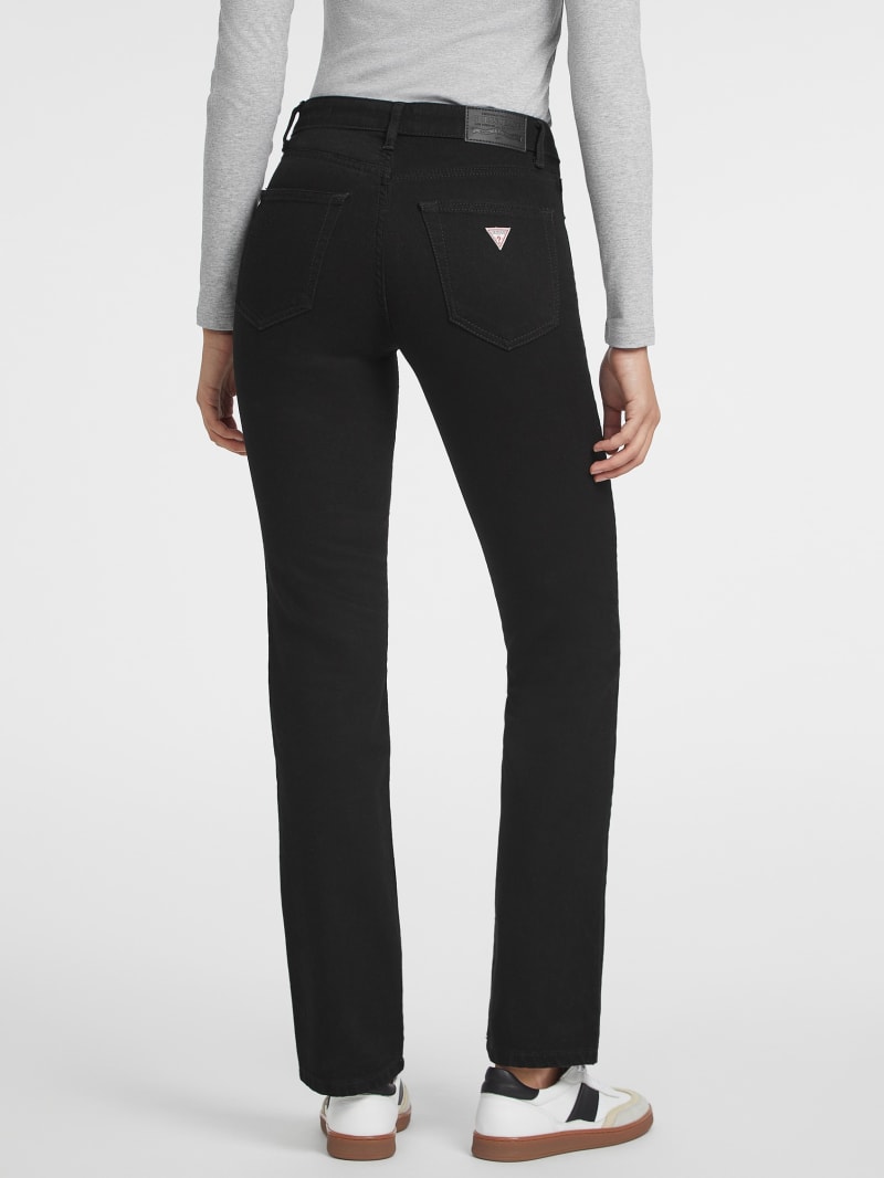 GUESS JEANS G08 Mid Rise Straight Jeans Gj Black Overdye 28