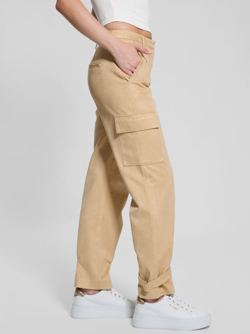 GUESS® Mariza Faux-Suede Cargo Pants