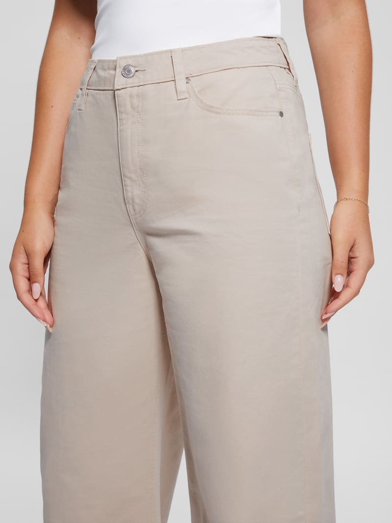 Bellflower Twisted Leg Twill Pants