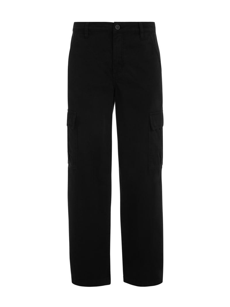 【ブラック(JBLK)】GUESS JEANS カーゴチノパンツ(W)Cargo Chino Pants GUESS® Cargo Chino Pants