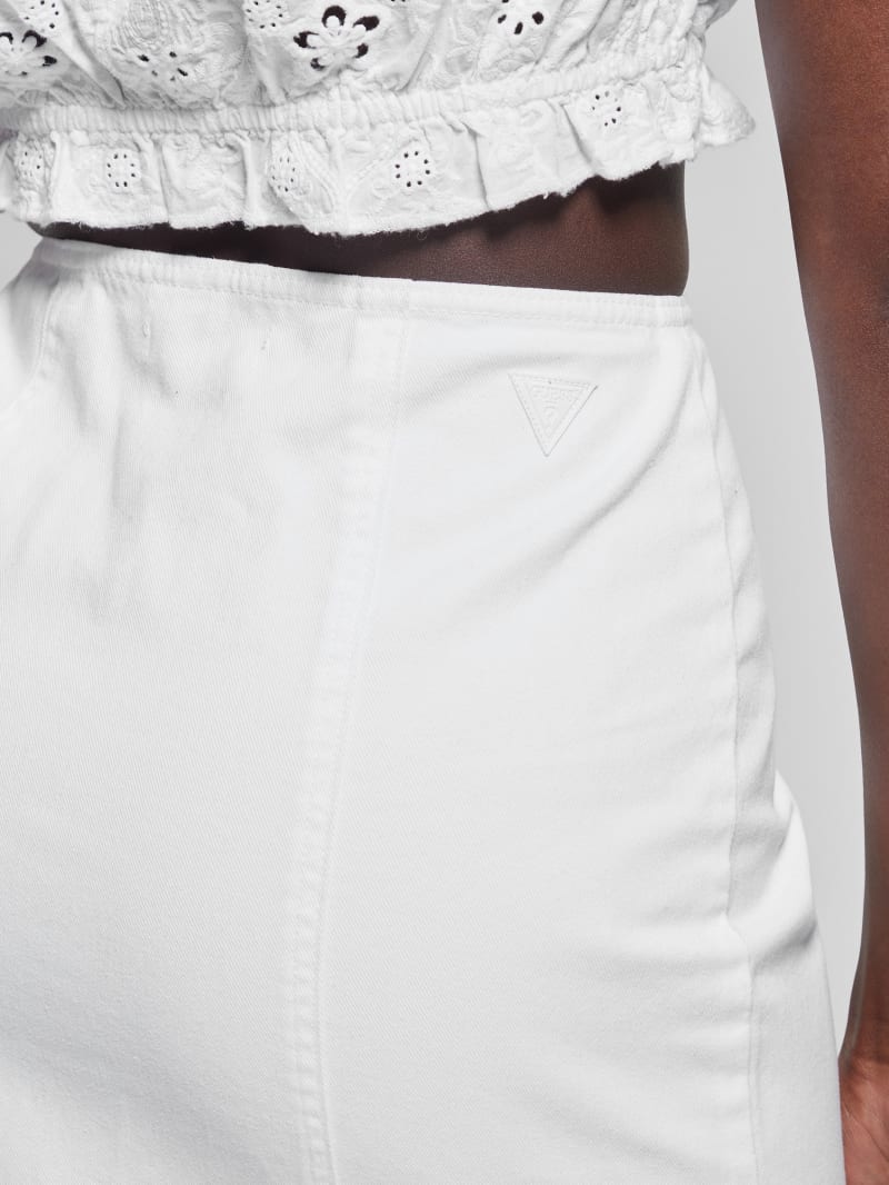 Mira Eyelet Denim Skirt | Marciano