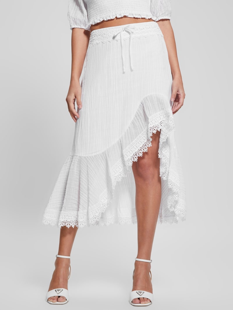 Guess white skirt deals