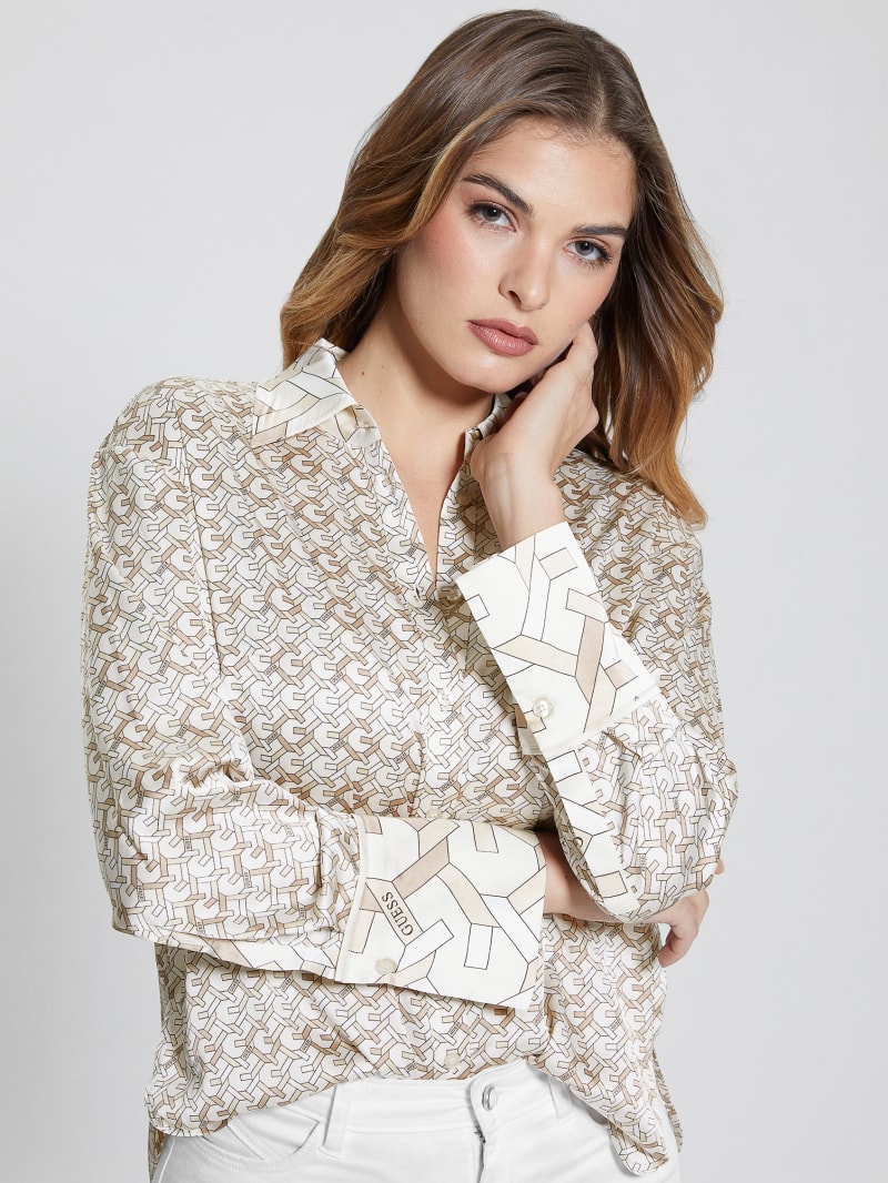 Guess women's long sleeve shirts outlet