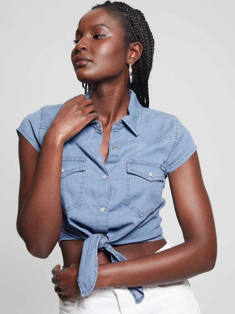 Guess western shirt deals