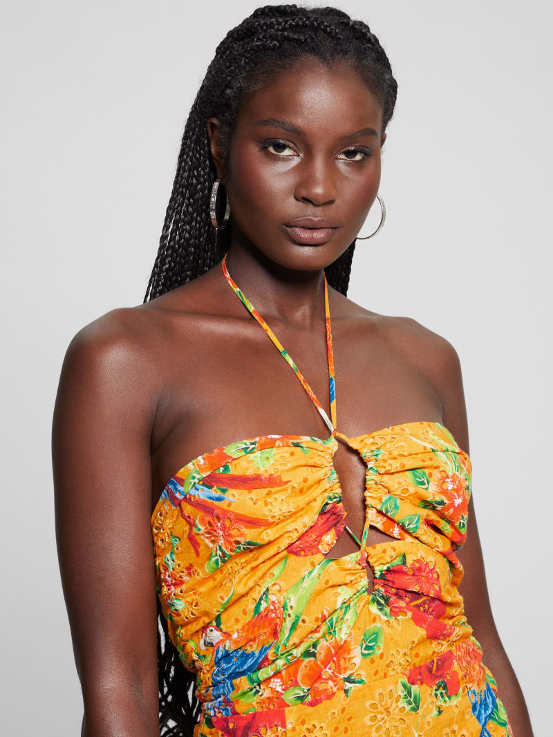 Tina Eyelet Shift Dress