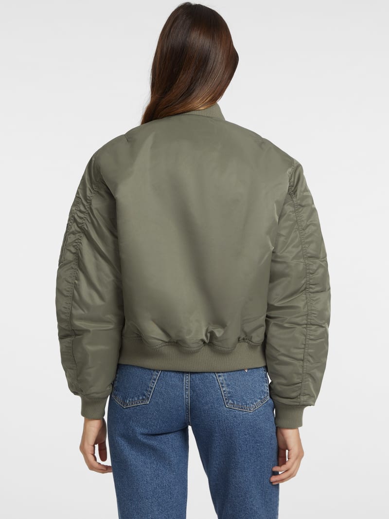 Nylon Bomber Jacket