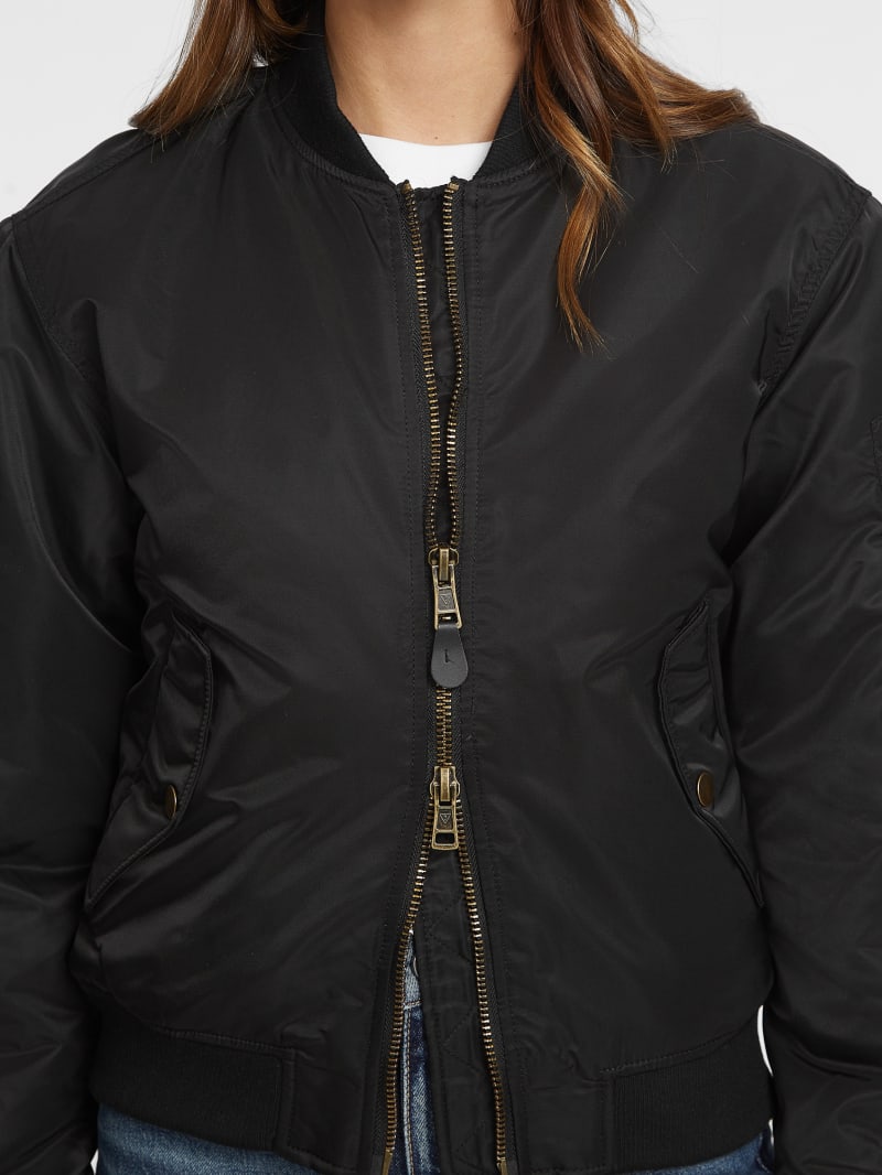 Nylon Bomber Jacket GUESS Canada