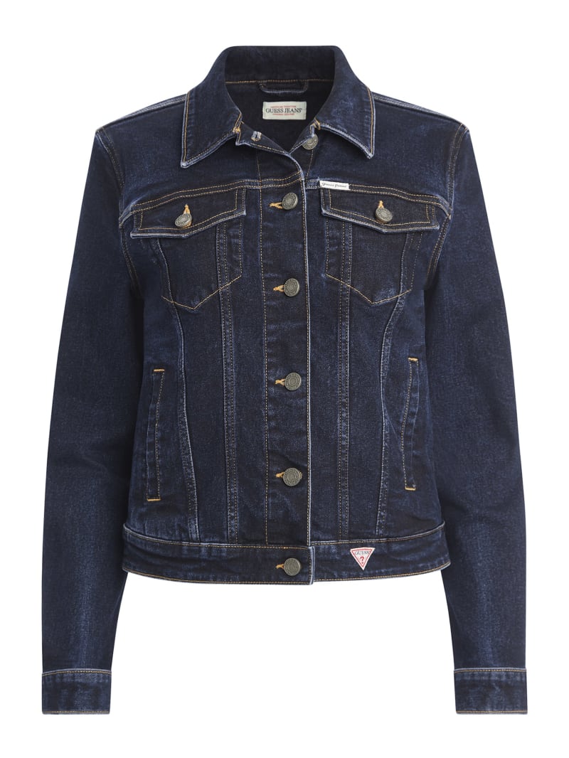 Guess denim trucker jacket sales