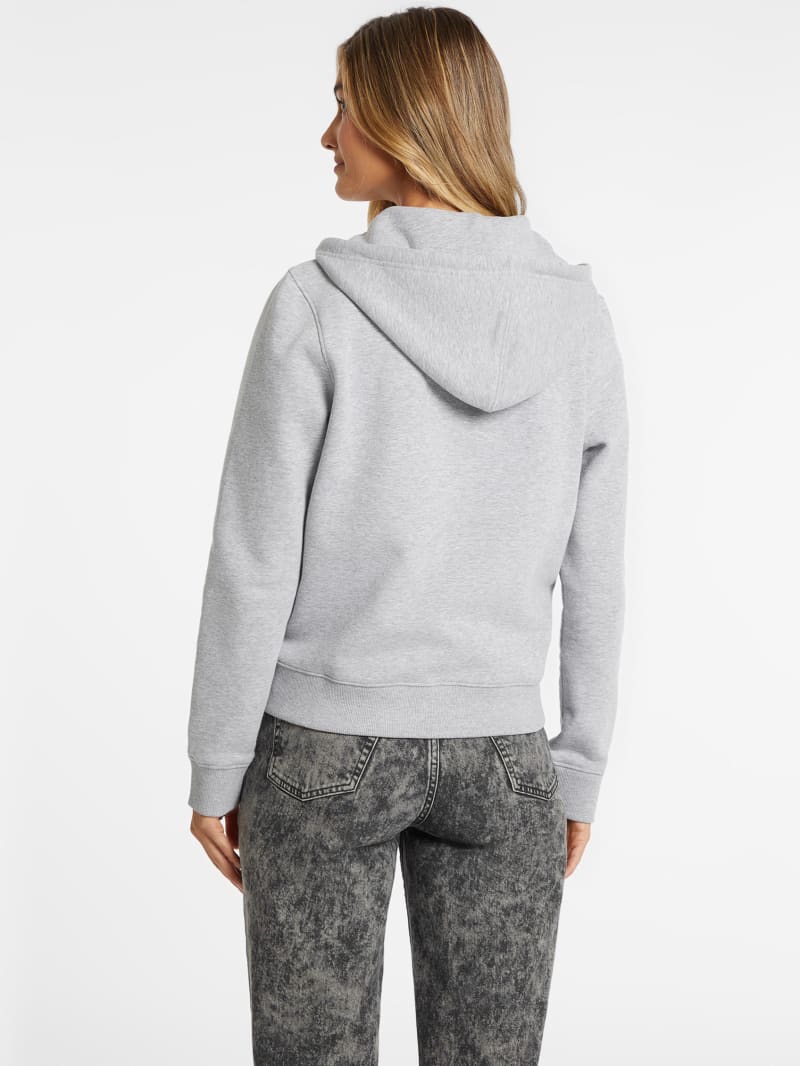 Mini Patch Zip-Up Sweatshirt | GUESS Jeans