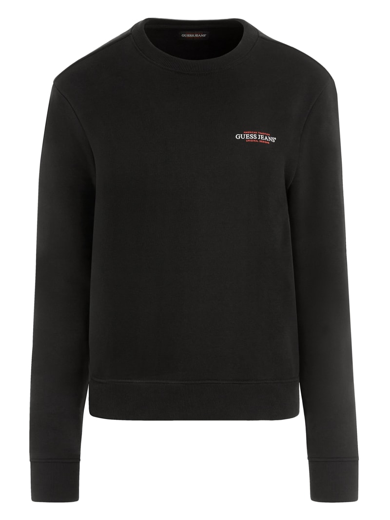 パーカー・フーディ Stone  Classic Fit Black Cotton Sweatshirt Black Regular-fit crewneck sweatshirt with elasticated cuffs
