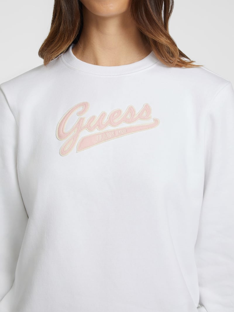 Guess multi script sweatshirt outlet