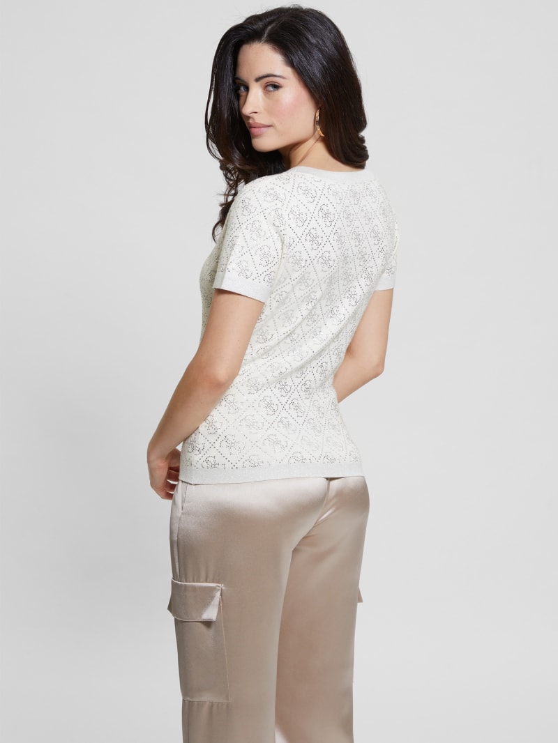 Paige Quattro Rhinestone Top | GUESS