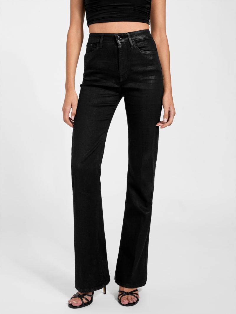 Eco Coated Sexy Flare Jeans