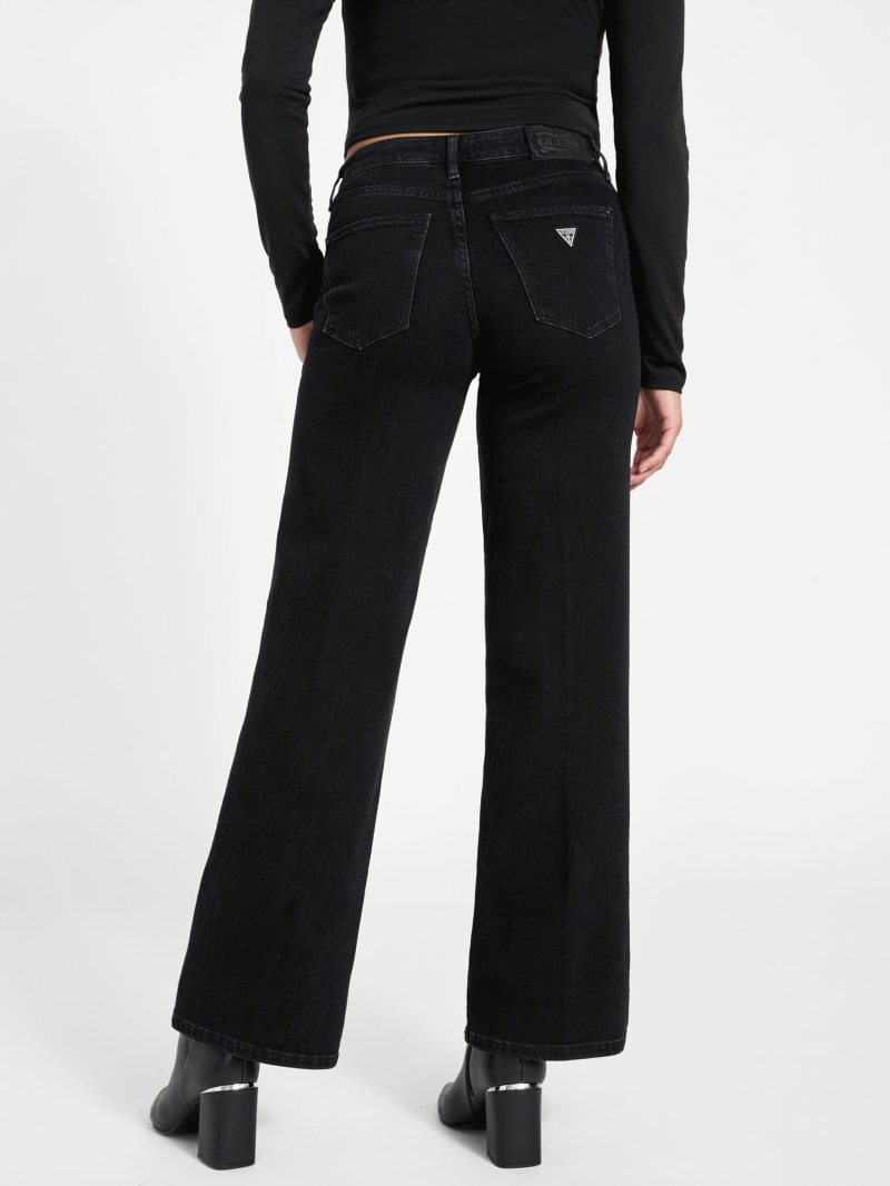 Sexy Cashmere-Blend Palazzo Jeans