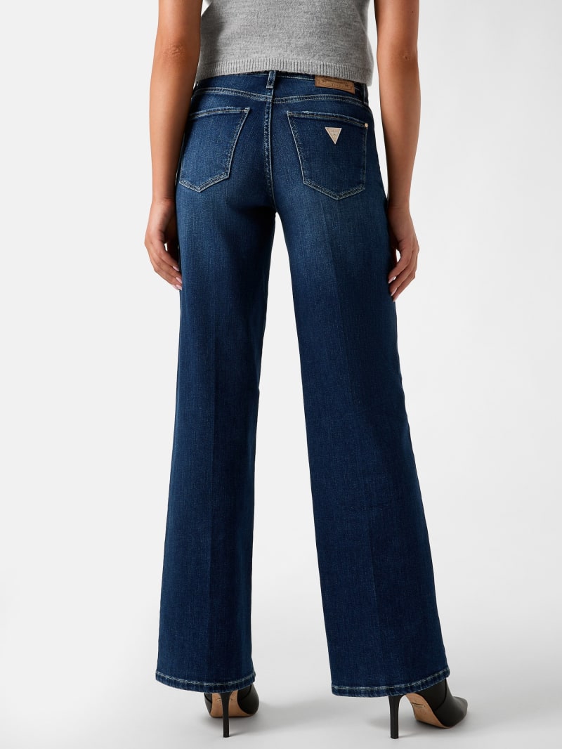 Mid-Rise Sexy Palazzo Wide-Leg Jeans