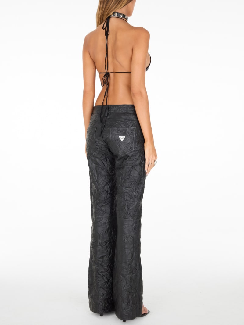 GUESS® flared leather pants
