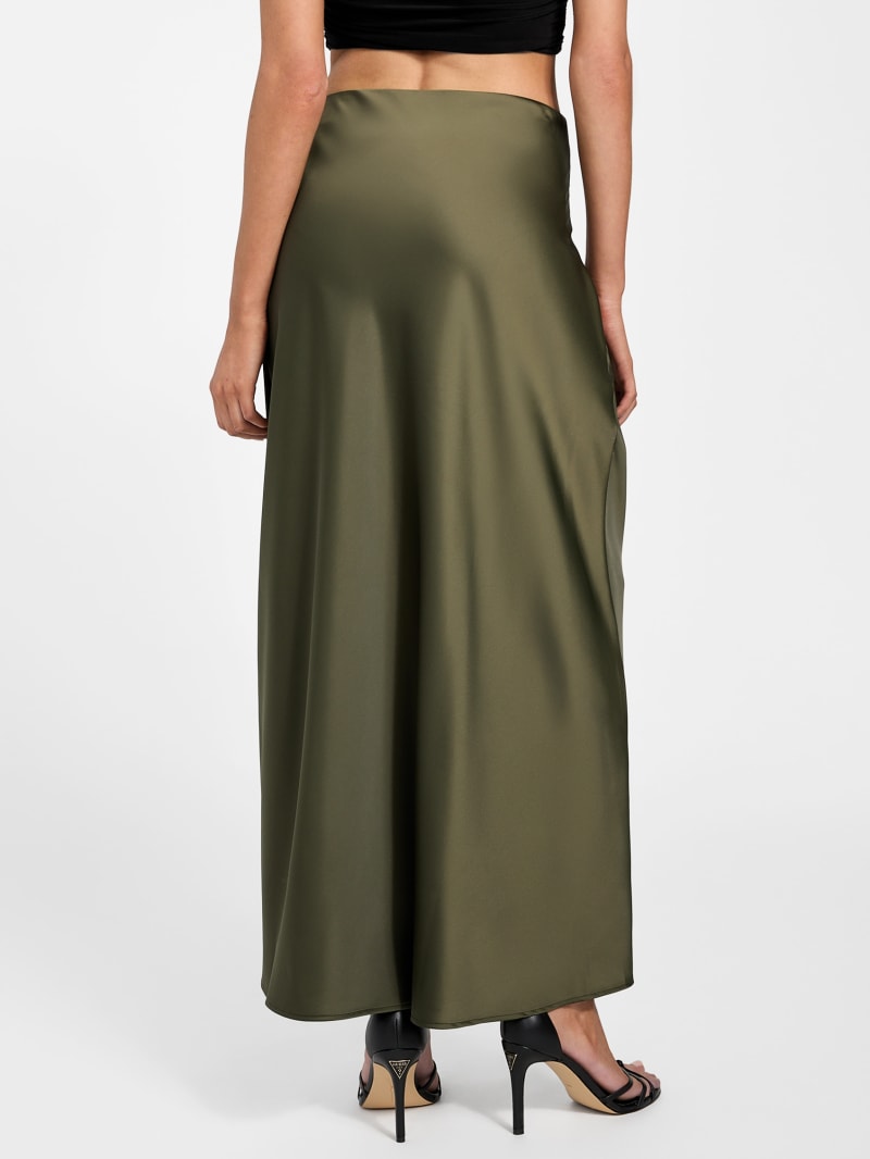 Eco Ana Satin Wrap Skirt