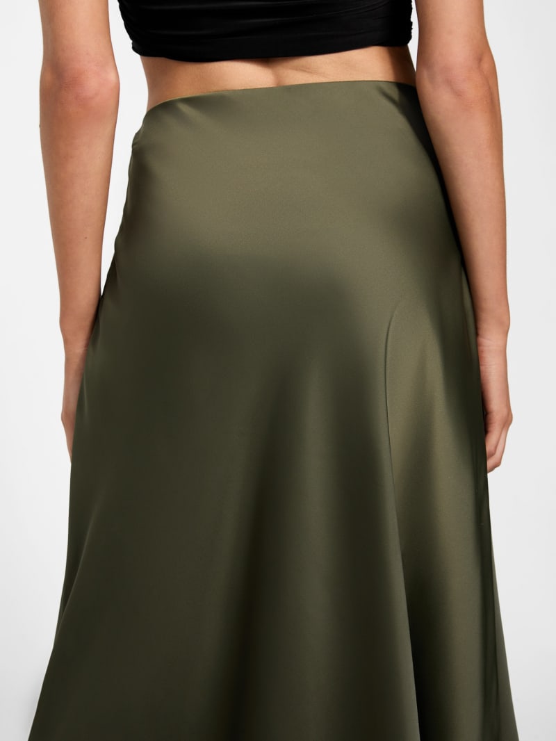 Eco Ana Satin Wrap Skirt