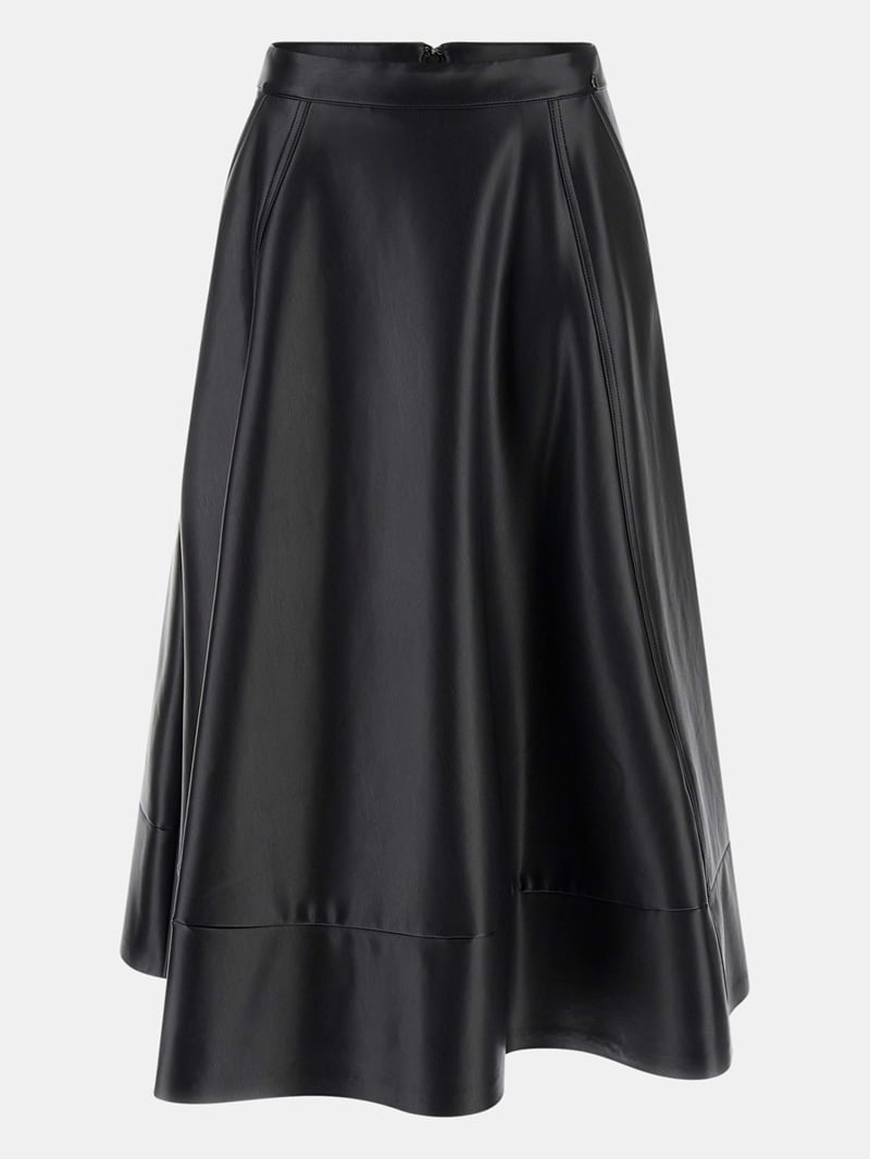 GUESS® Delores Faux-leather Circle Skirt