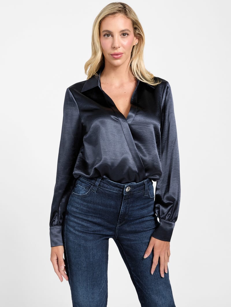 GUESS® Eco Leah Satin Bodysuit