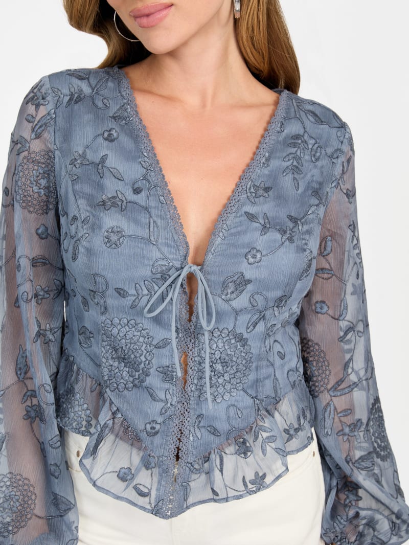 Seiah Tie-Front Top