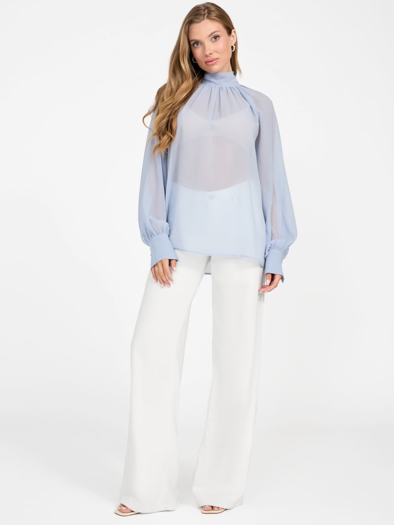 elu. Aurora blouse summer navy オーロラブラウス Aurora blouse White | elu