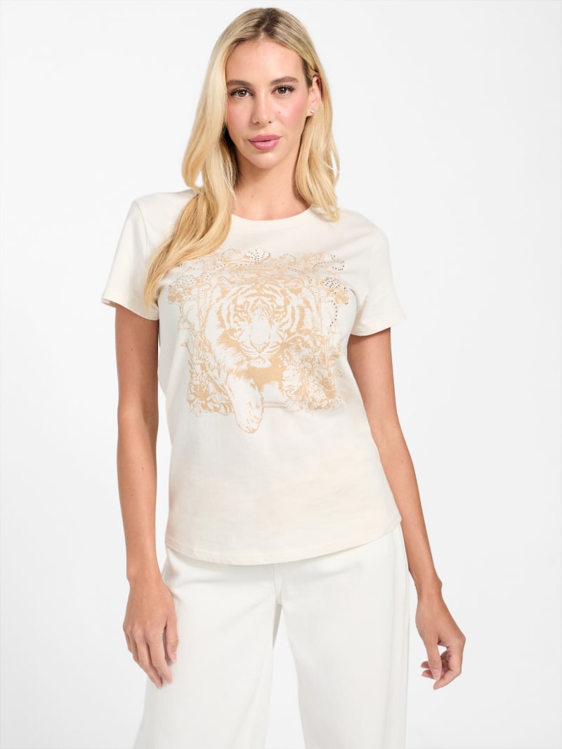 Eco Floral Tiger Easy Tee