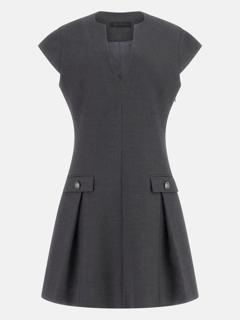 GUESS® Flannel fit-and-flare mini dress