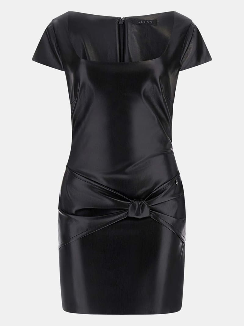 Alienor Faux-Leather Dress