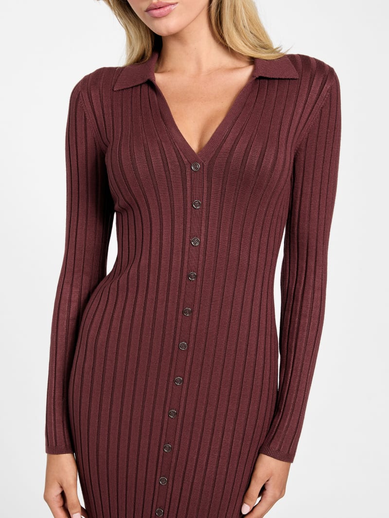 Eco Miranda Ribbed Sweater Dress