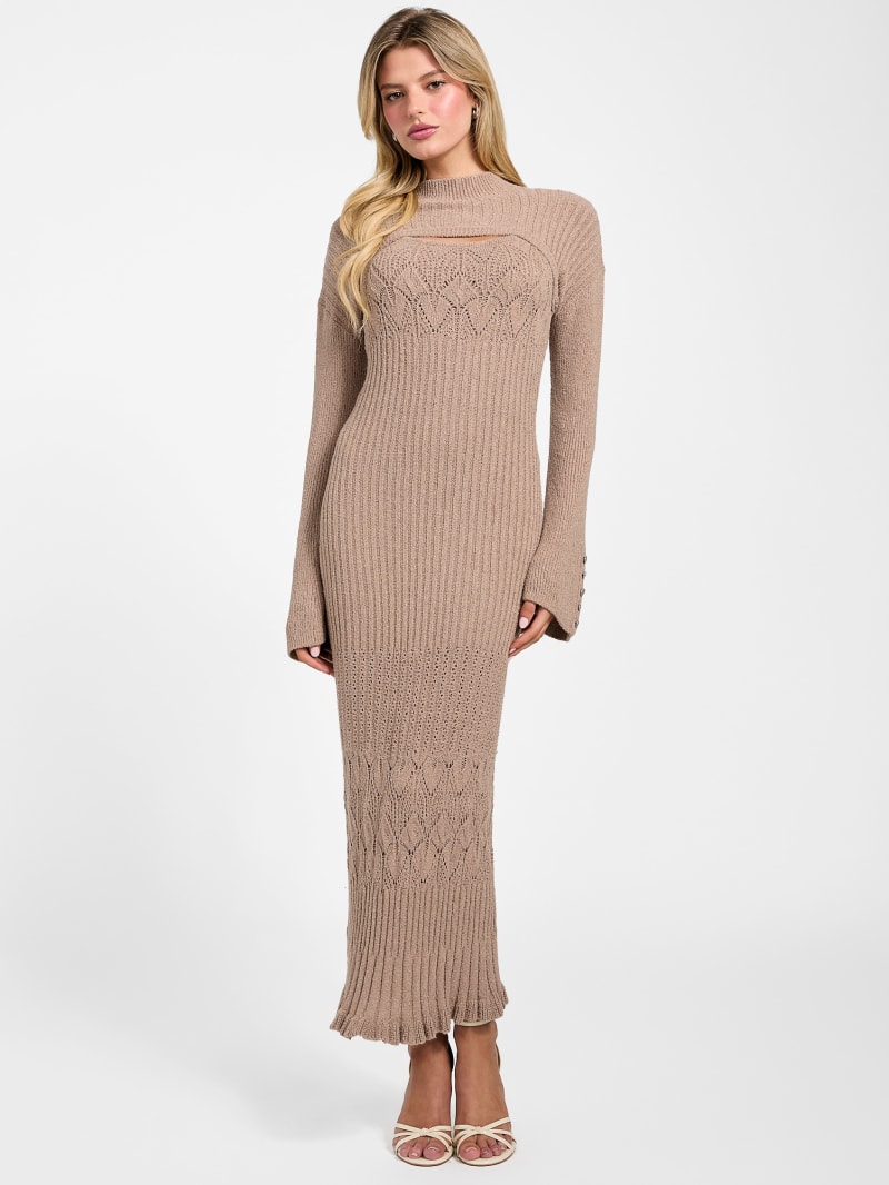 Shinju Sweater Dress and Shrug Set | GUESS