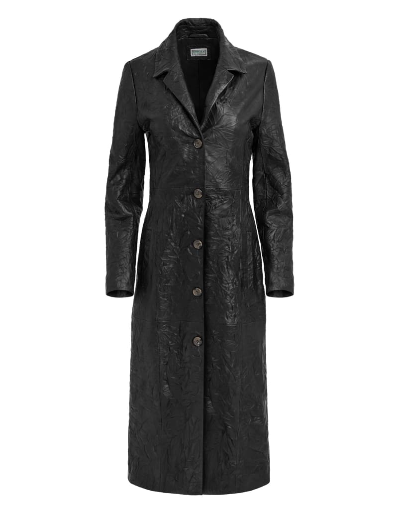 GUESS® lamb leather coat