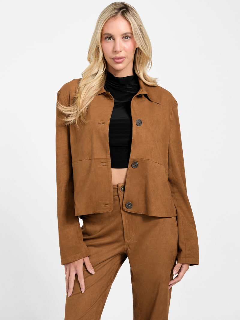 GUESS® Aria Faux-Suede Jacket Women