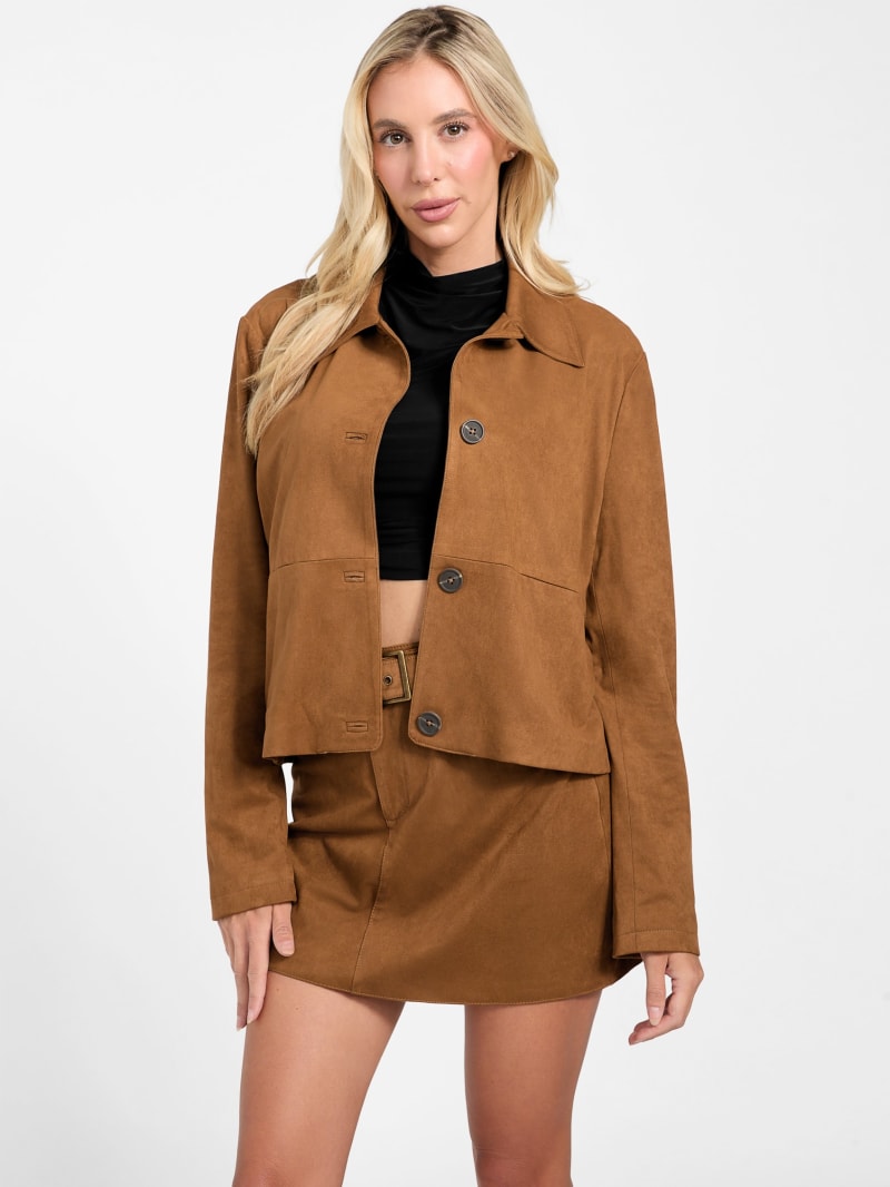 Aria Faux-Suede Jacket