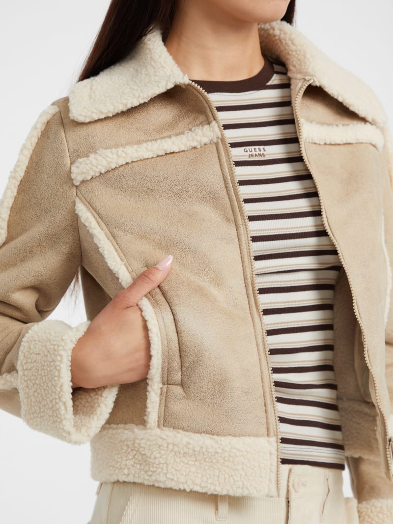 Faux-Shearling Jacket