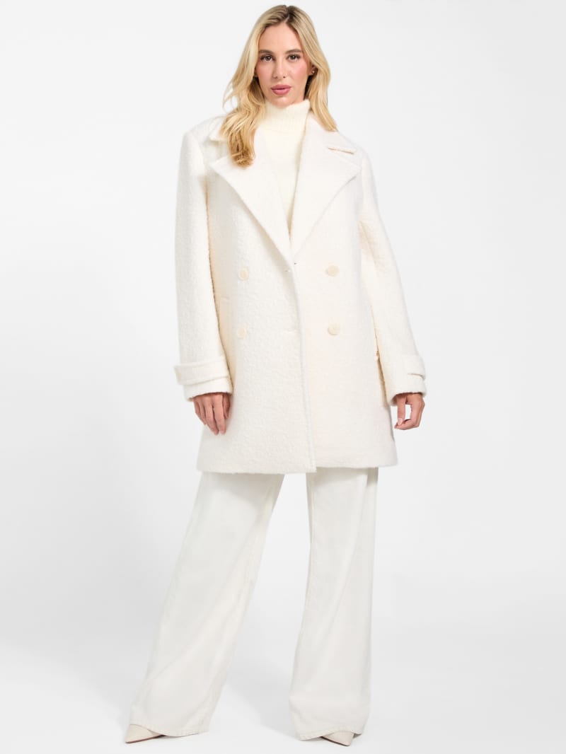 GUESS® Eco Leona Wool-Blend Peacoat