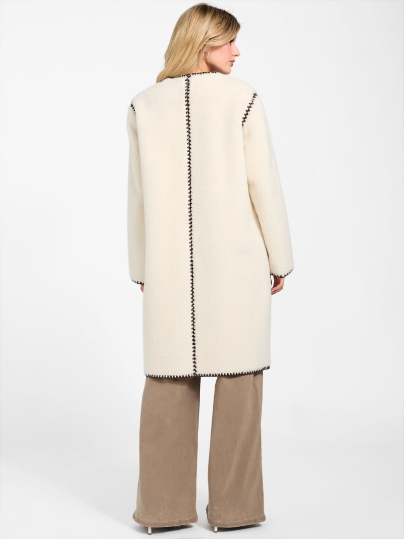 GUESS® Mia Sherpa Midi Coat