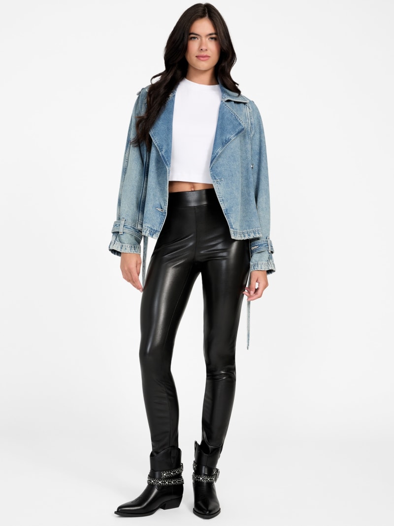 Eco Runa Belted Denim Jacket