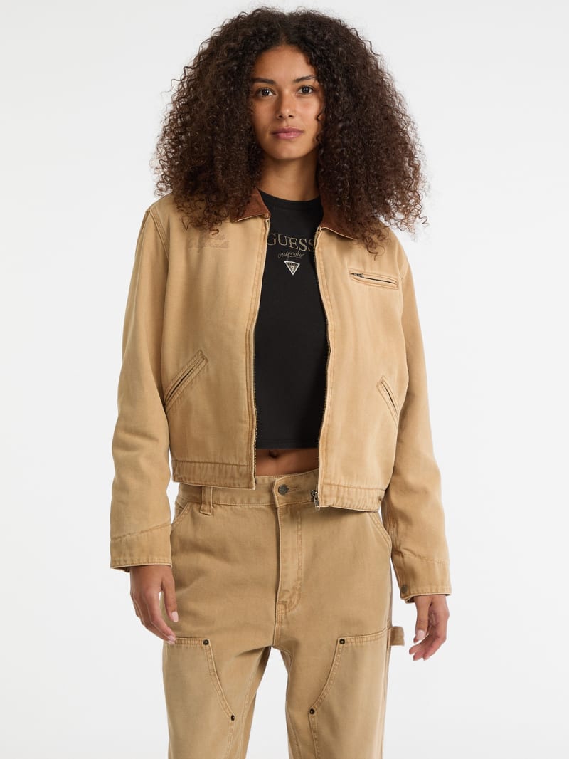GUESS Originals Cropped Workwear Jacket Women | GUESS Jeans®
