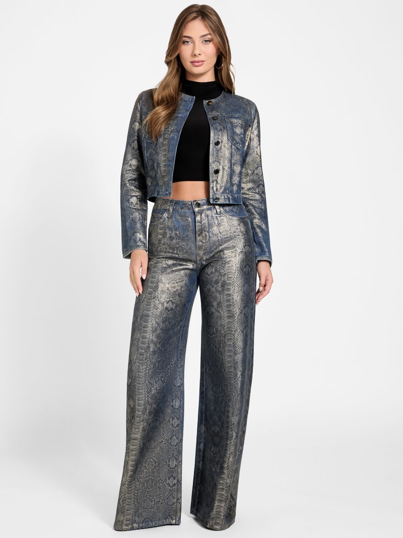 Tersa Snakeskin Jacket | GUESS