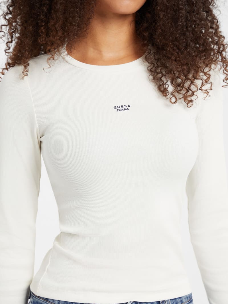 Slim Embroidered Logo Tee