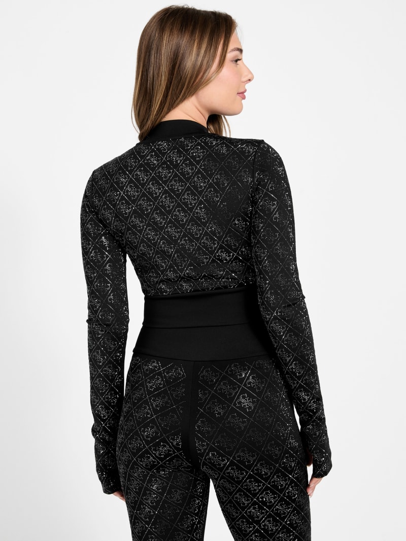 Eco Debby Rhinestone Crop Top