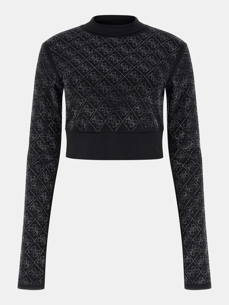GUESS® Eco Debby Rhinestone Crop Top